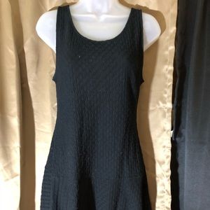 Metaphor Black Skater Dress